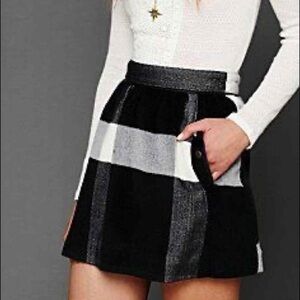 Free People | Buffalo Plaid Mini Skirt